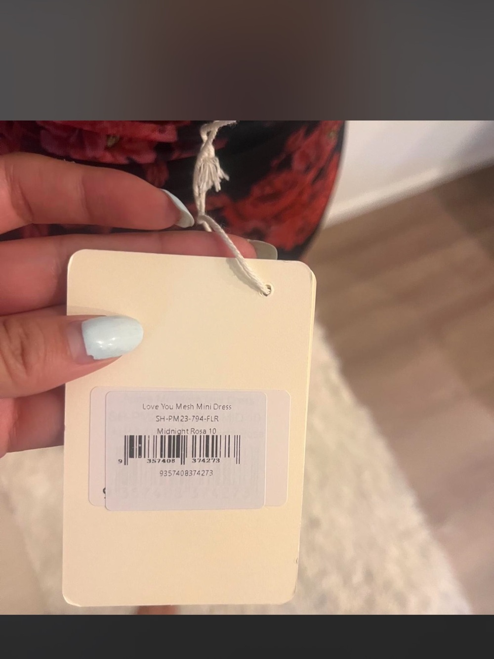 NWT Peppermayo Love You Mesh Mini Dress - Picture 4 of 4